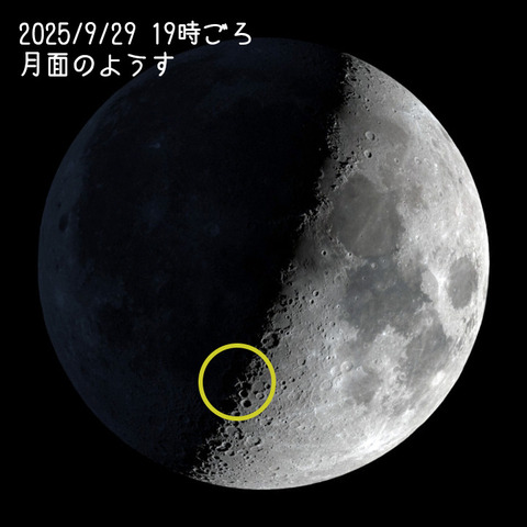 皐月 月面X: けいはんな子ども天文クラブ